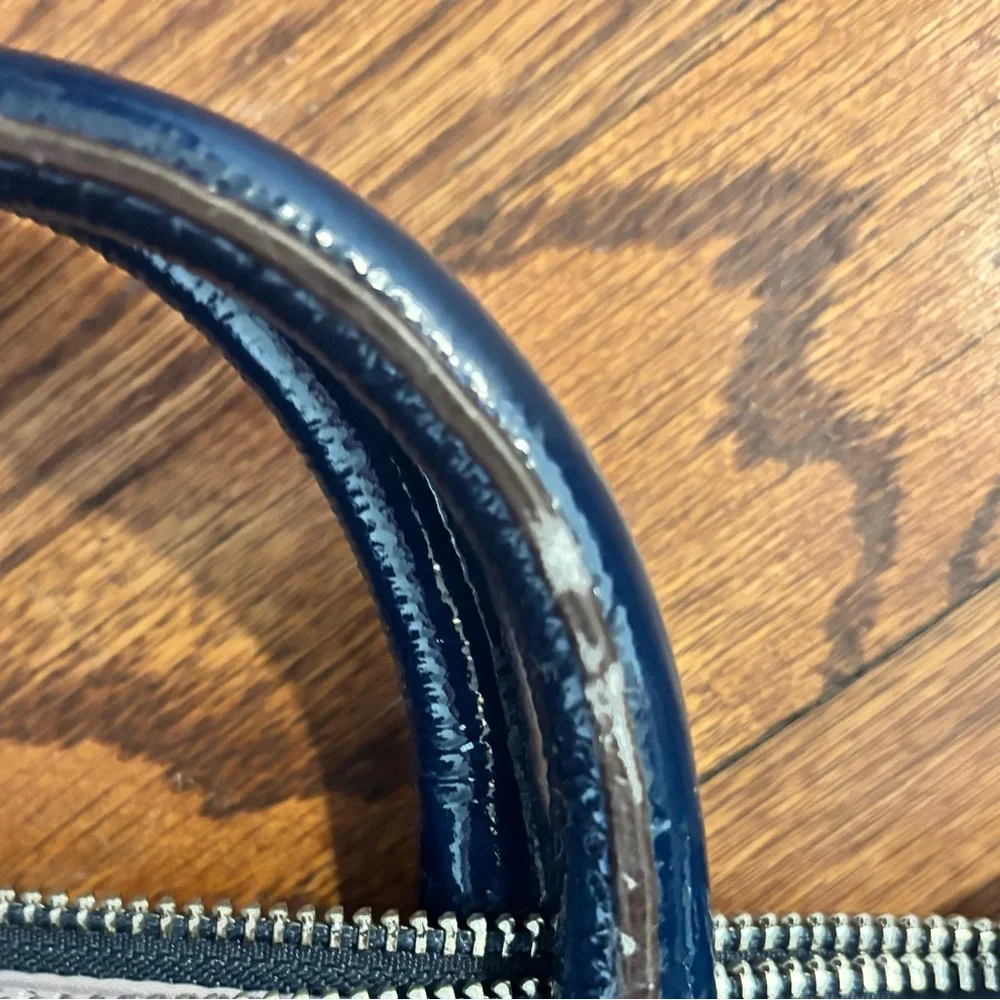 Coach Madison Patent Leather Sabrina Large Satchel - Picture 7 of 11